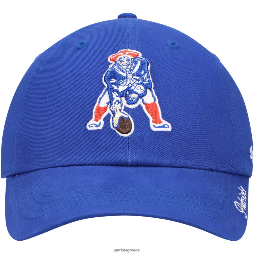 Patriots Jersey 47 royal miata καθαρισμού παλαιού τύπου ρυθμιζόμενο καπέλο γυναίκες αξεσουάρ VPDHTZ2268
