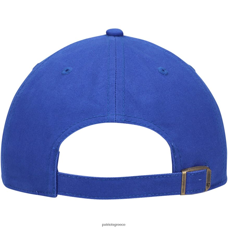 Patriots Jersey 47 royal miata καθαρισμού παλαιού τύπου ρυθμιζόμενο καπέλο γυναίκες αξεσουάρ VPDHTZ2268