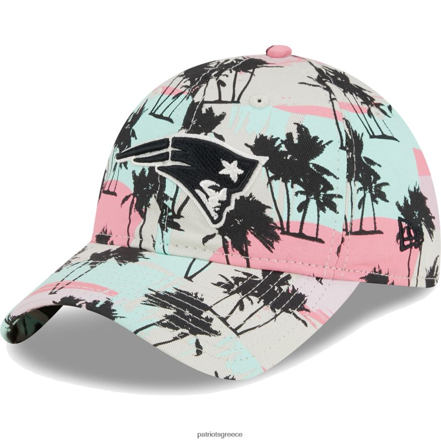 Patriots Jersey νέας εποχής κρέμα ρετρό beachin 9twenty ρυθμιζόμενο καπέλο γυναίκες αξεσουάρ VPDHTZ2260