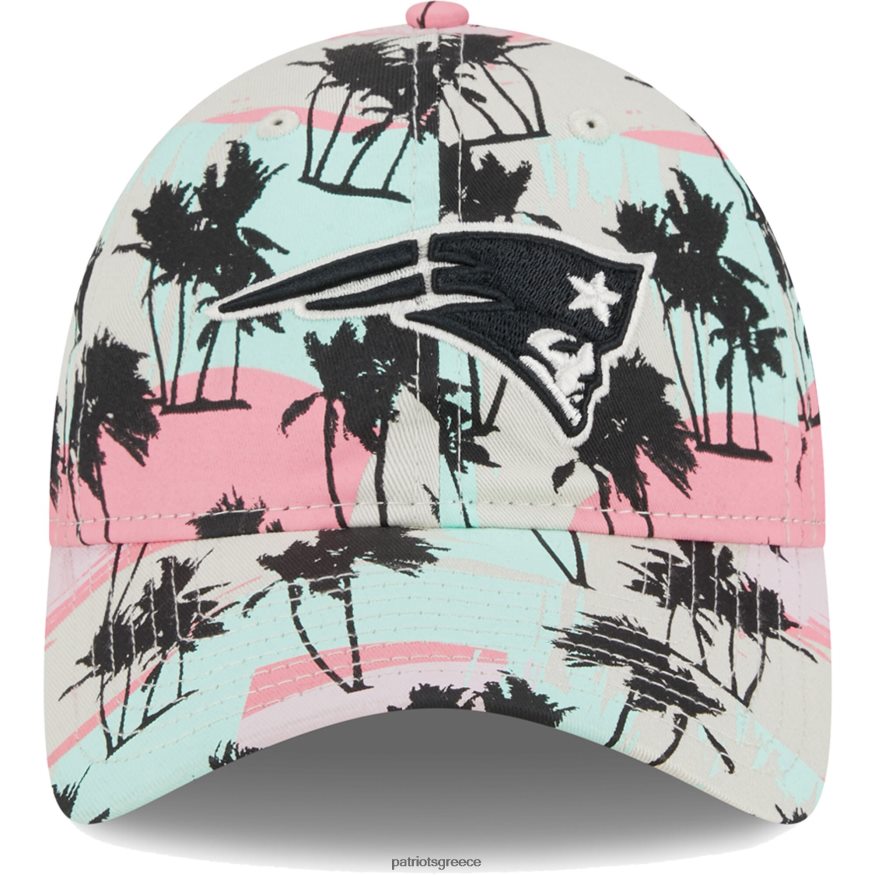 Patriots Jersey νέας εποχής κρέμα ρετρό beachin 9twenty ρυθμιζόμενο καπέλο γυναίκες αξεσουάρ VPDHTZ2260