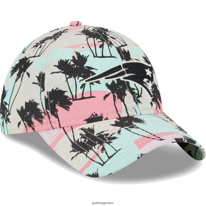 Patriots Jersey νέας εποχής κρέμα ρετρό beachin 9twenty ρυθμιζόμενο καπέλο γυναίκες αξεσουάρ VPDHTZ2260