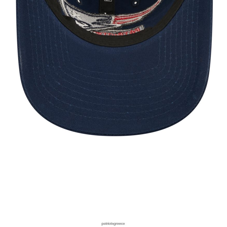 Patriots Jersey νέας εποχής navy 2022 ρυθμιζόμενο καπέλο 9 είκοσι πλαϊνής γραμμής γυναίκες αξεσουάρ VPDHTZ2289