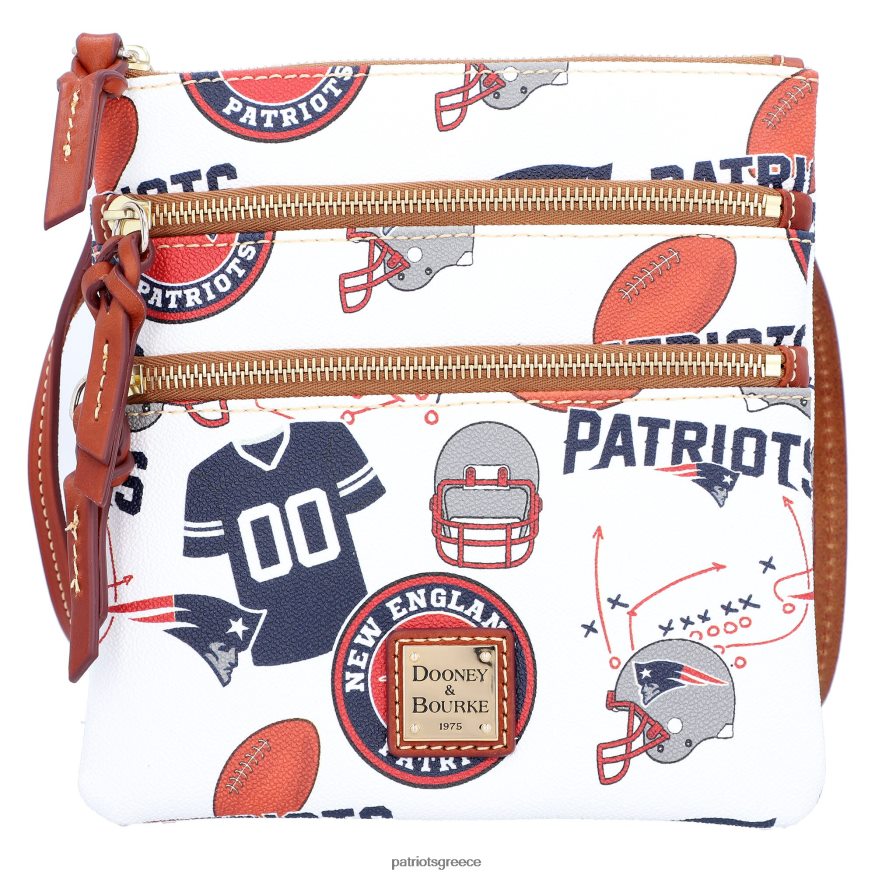 Patriots Jersey τσάντα χιαστί με τριπλό φερμουάρ dooney & bourke γυναίκες αξεσουάρ VPDHTZ2181