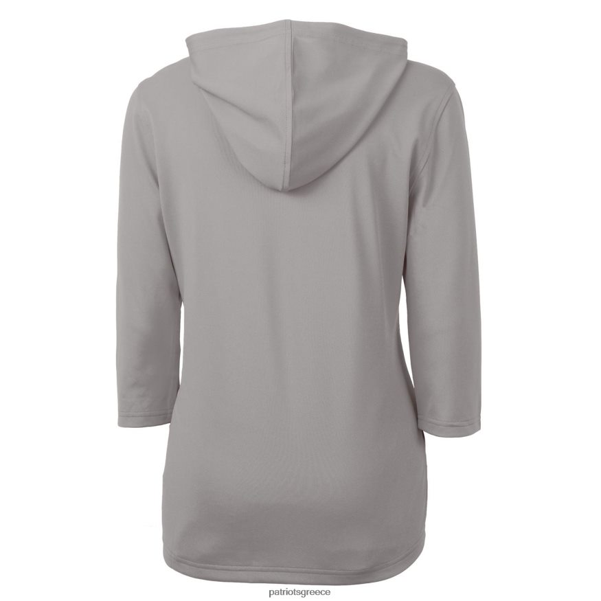 Patriots Jersey κουκούλα με κουκούλα πουλόβερ με φερμουάρ με μανίκι 3/4 γυναίκες είδη ένδυσης VPDHTZ1081