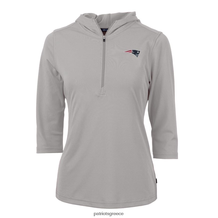 Patriots Jersey κουκούλα πουλόβερ με μανίκια 3/4 με φερμουάρ οικολογικό πικέ γυναίκες είδη ένδυσης VPDHTZ1105