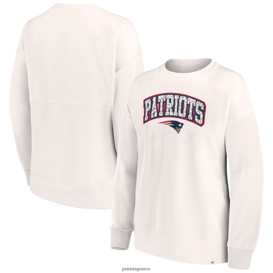 Patriots Jersey φούτερ πουλόβερ ομάδας φανατικών επώνυμων λευκών λεοπάρ γυναίκες είδη ένδυσης VPDHTZ2350