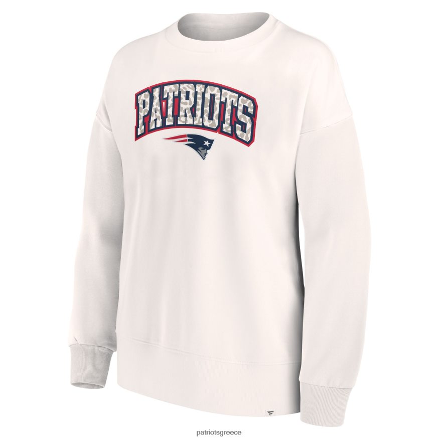 Patriots Jersey φούτερ πουλόβερ ομάδας φανατικών επώνυμων λευκών λεοπάρ γυναίκες είδη ένδυσης VPDHTZ2350
