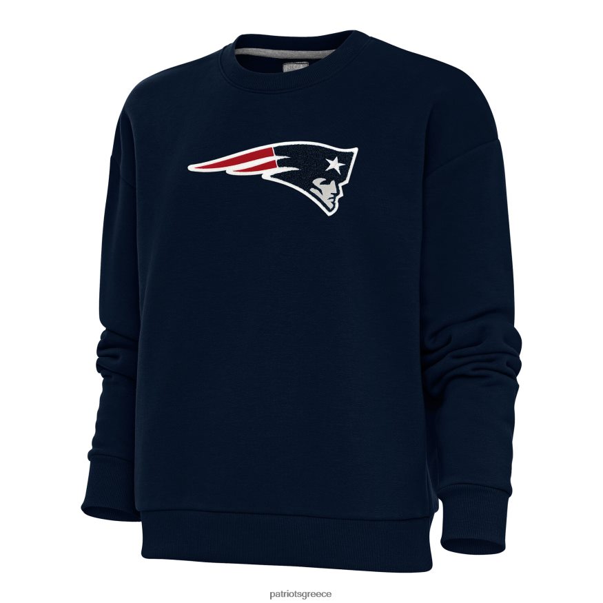 Patriots Jersey Φούτερ πουλόβερ σενίλ με λαιμόκοψη του πληρώματος ναυτικού της Αντίγκουα γυναίκες είδη ένδυσης VPDHTZ2354