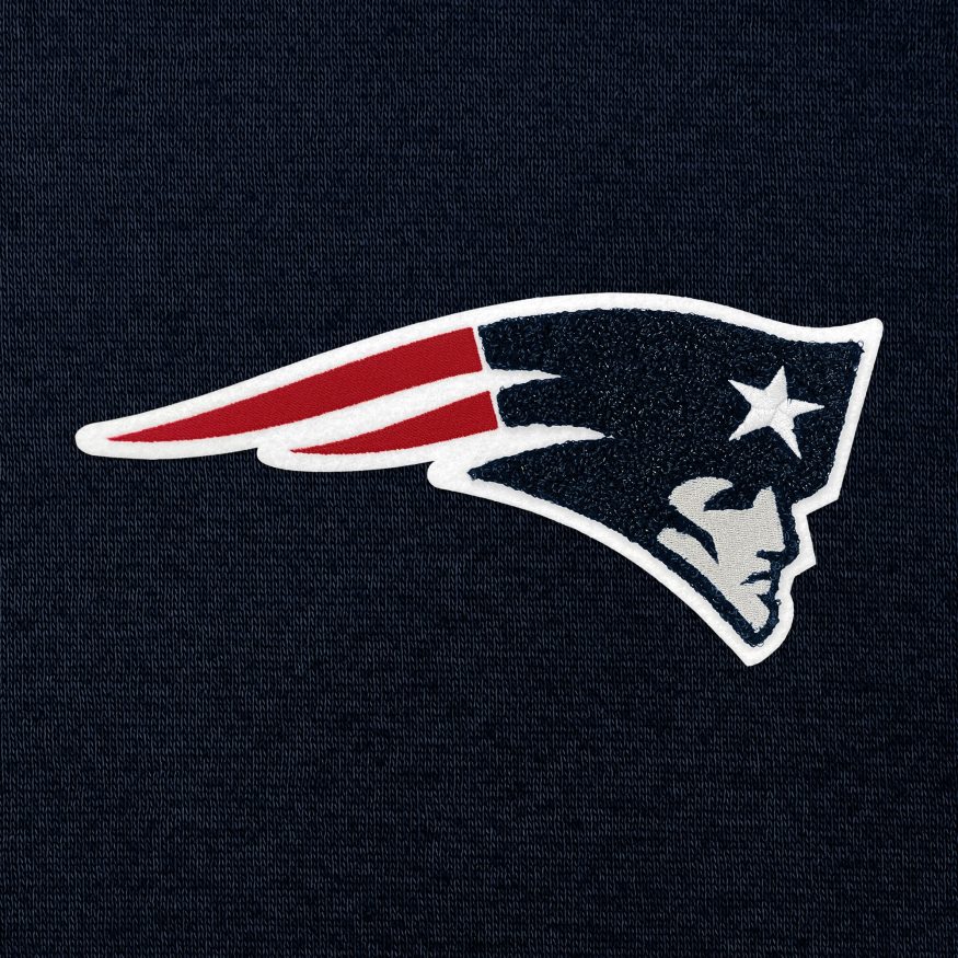 Patriots Jersey Φούτερ πουλόβερ σενίλ με λαιμόκοψη του πληρώματος ναυτικού της Αντίγκουα γυναίκες είδη ένδυσης VPDHTZ2354