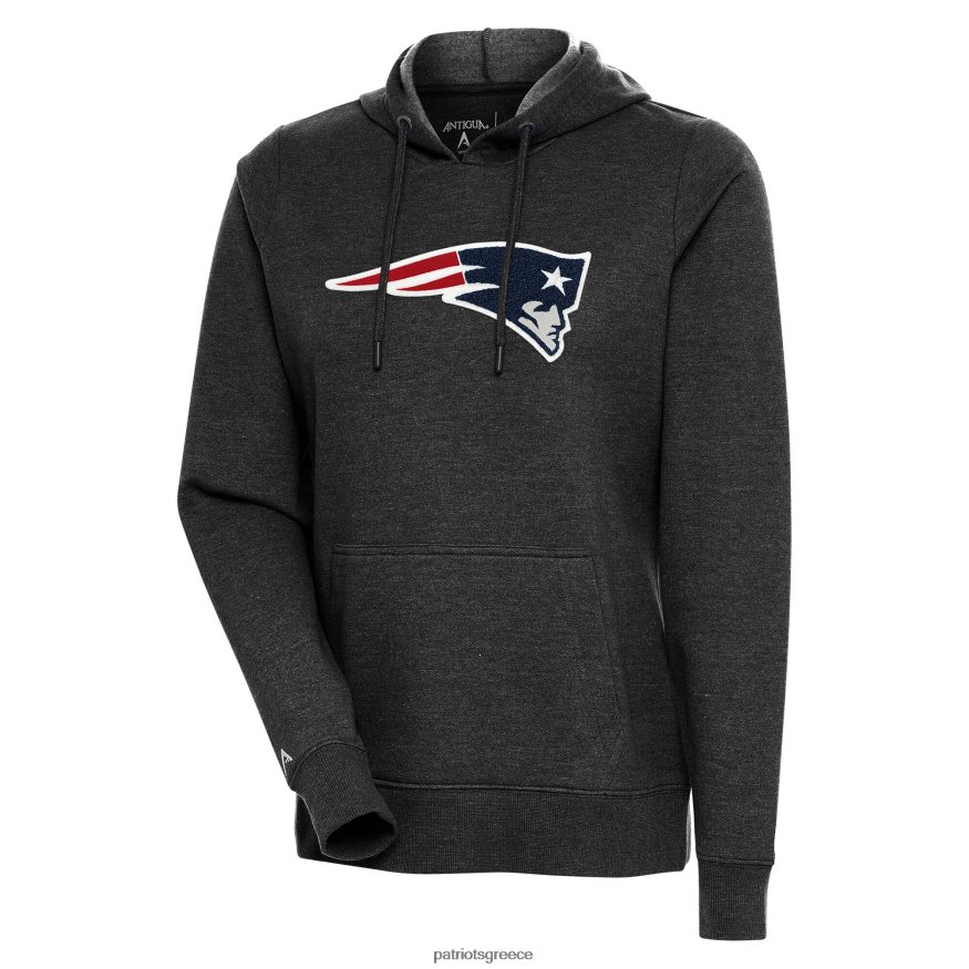 Patriots Jersey Φούτερ με κουκούλα σενίλ σενίλ με μαύρη δράση γυναίκες είδη ένδυσης VPDHTZ2375