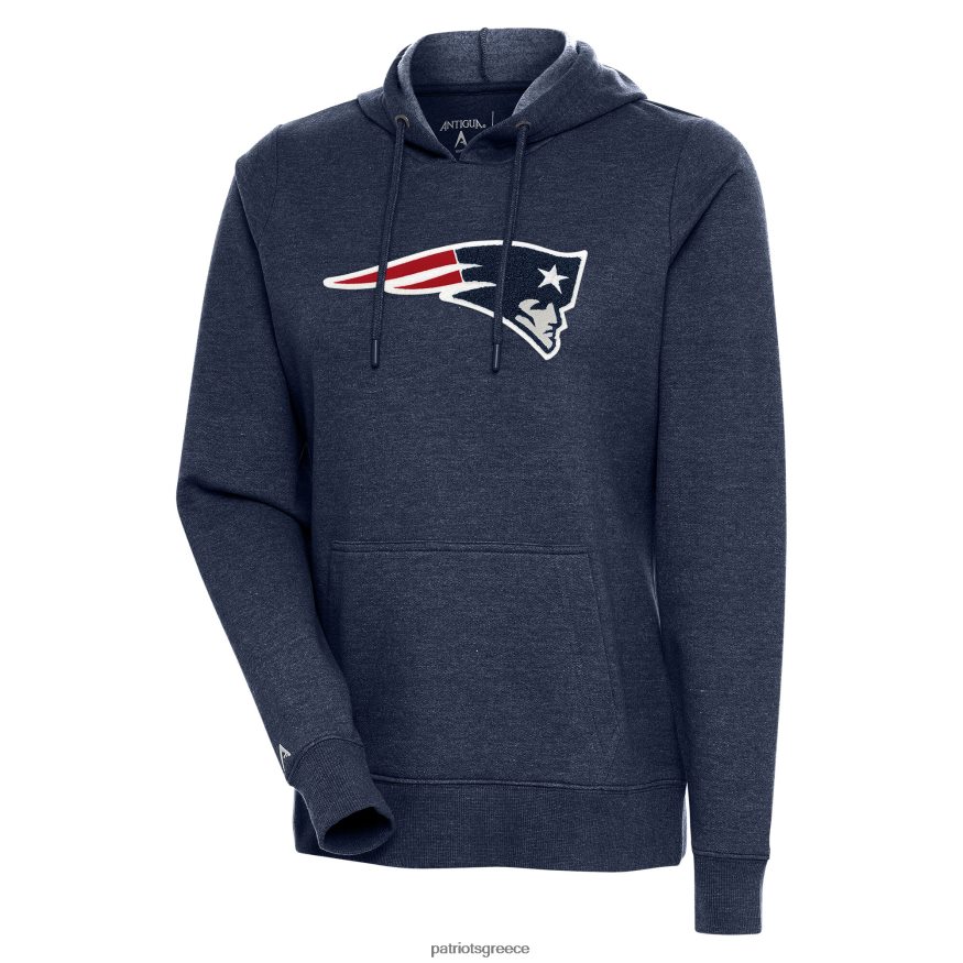 Patriots Jersey Φούτερ με κουκούλα με κουκούλα σενίλ σενίλ ναυτικής δράσης γυναίκες είδη ένδυσης VPDHTZ2408
