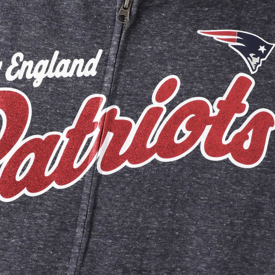 Patriots Jersey άγγιξε ναυτικό όλα τα αμερικανικά φούτερ με φερμουάρ γυναίκες είδη ένδυσης VPDHTZ2410