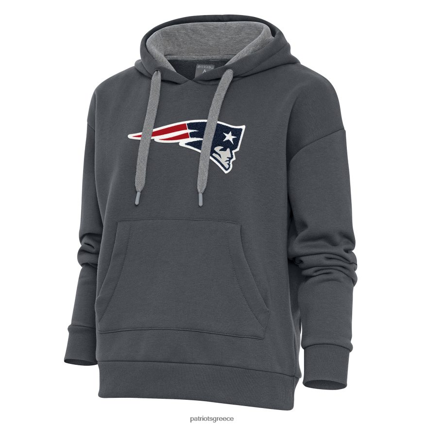 Patriots Jersey Αντίγκουα με κουκούλα πουλόβερ σενίλ νίκης με κάρβουνο γυναίκες είδη ένδυσης VPDHTZ2432