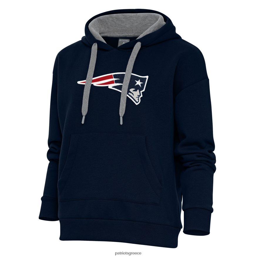 Patriots Jersey Ναυτικό της Αντίγκουα με κουκούλα πουλόβερ σενίλ νίκης γυναίκες είδη ένδυσης VPDHTZ2433