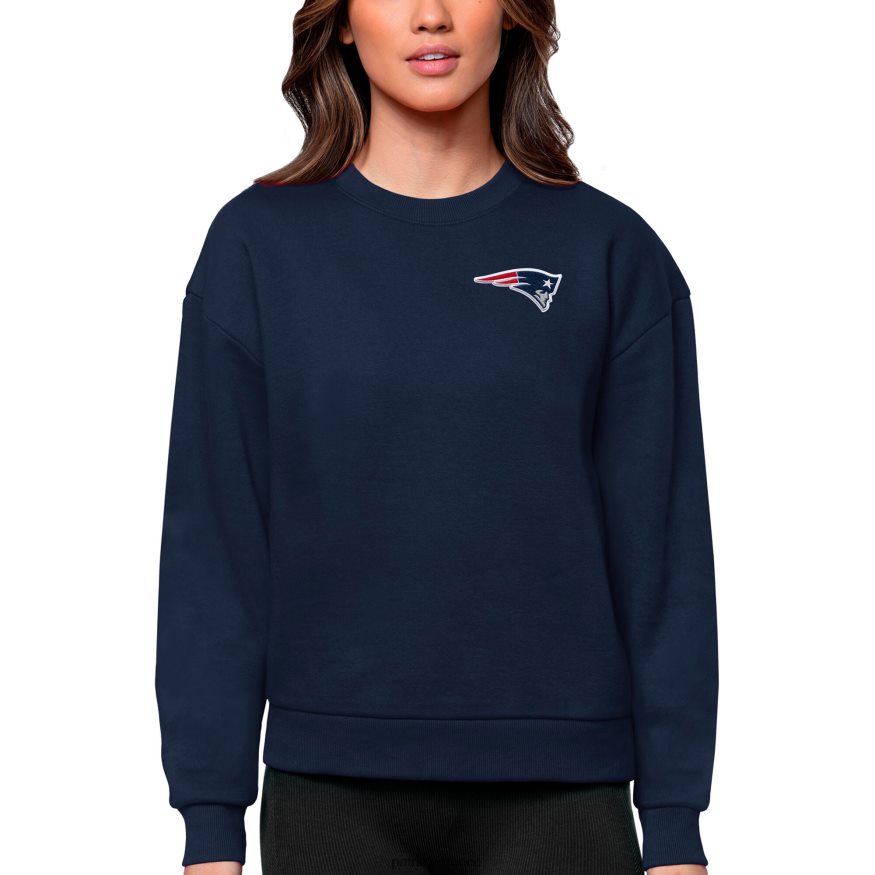 Patriots Jersey Φούτερ πουλόβερ με λαιμόκοψη ναυτικού της Αντίγκουα γυναίκες είδη ένδυσης VPDHTZ2443