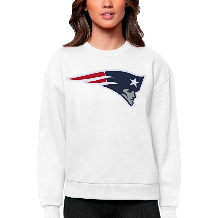 Patriots Jersey Φούτερ πουλόβερ με λευκό λογότυπο της Αντίγκουα γυναίκες είδη ένδυσης VPDHTZ2449