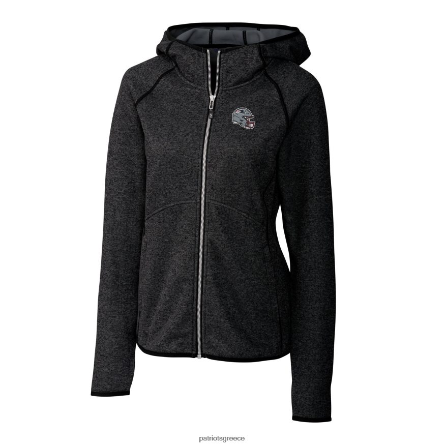 Patriots Jersey κράνος από κάρβουνο κόφτη & buck λογότυπο πουλόβερ με φούτερ με φερμουάρ γυναίκες είδη ένδυσης VPDHTZ849