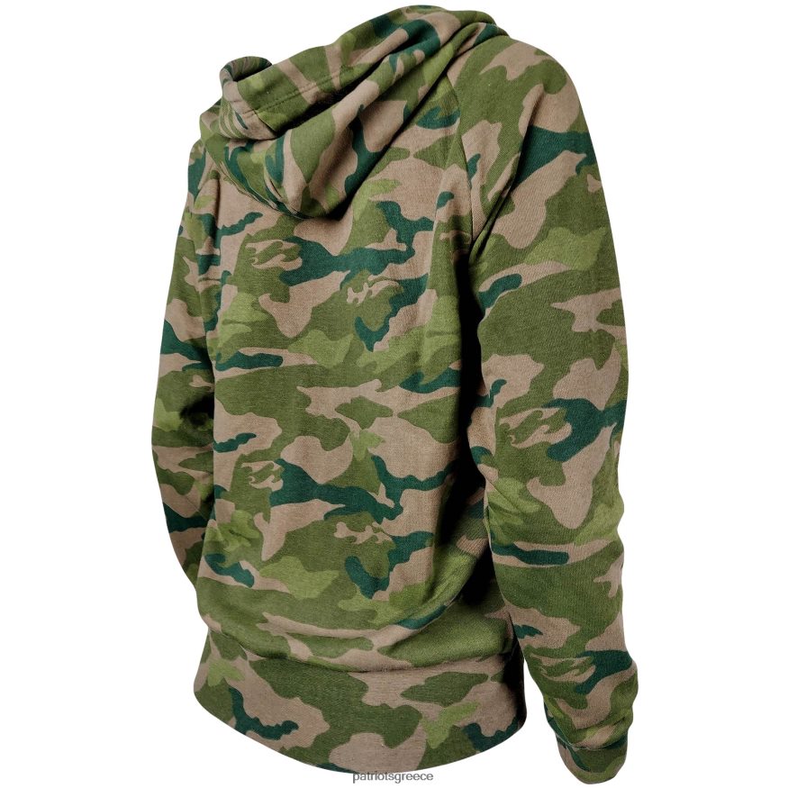 Patriots Jersey νέας εποχής camo raglan φούτερ με φερμουάρ γυναίκες είδη ένδυσης VPDHTZ2362