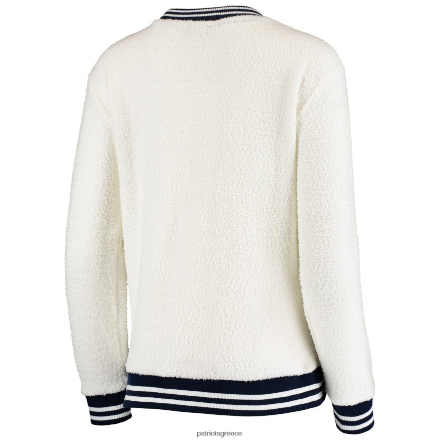 Patriots Jersey concepts αθλητική κρέμα/φούτερ πουλόβερ από πλεκτό γρανίτη γυναίκες είδη ένδυσης VPDHTZ2425