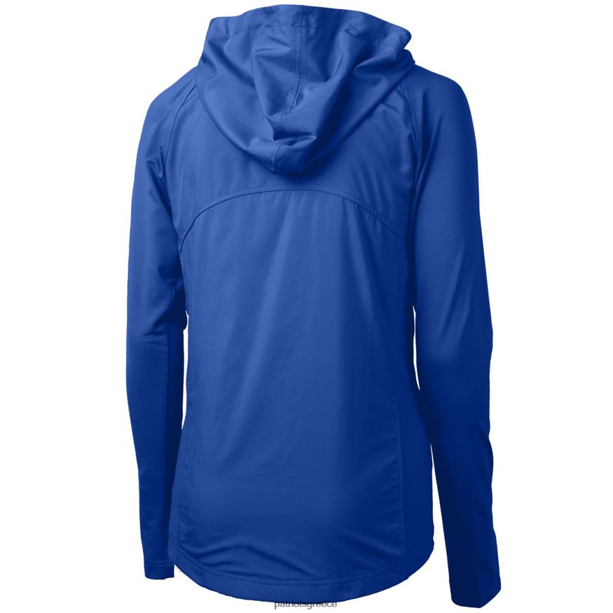 Patriots Jersey cutter & buck βασιλικό λογότυπο προσαρμογής οικολογικού πλεκτού υβριδικού ανακυκλωμένου φούτερ με φερμουάρ γυναίκες είδη ένδυσης VPDHTZ1096