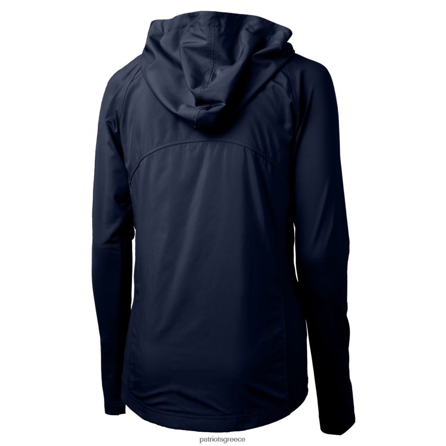 Patriots Jersey λογότυπο ναυτικού κράνους cutter & buck προσαρμόζεται οικολογικό πλεκτό υβριδικό ανακυκλωμένο φούτερ με φερμουάρ γυναίκες είδη ένδυσης VPDHTZ846