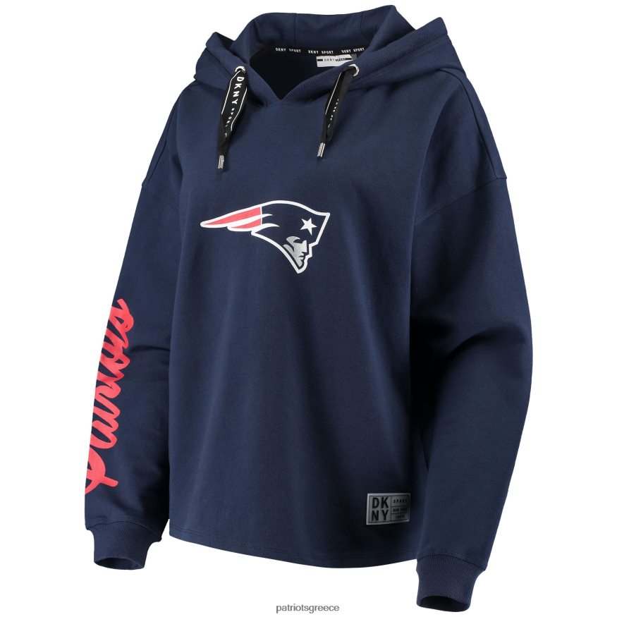 Patriots Jersey dkny sport navy με κουκούλα πουλόβερ suzy γυναίκες είδη ένδυσης VPDHTZ2465