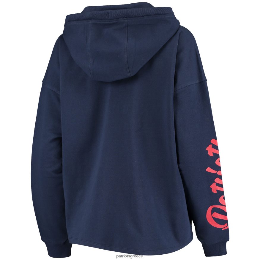 Patriots Jersey dkny sport navy με κουκούλα πουλόβερ suzy γυναίκες είδη ένδυσης VPDHTZ2465