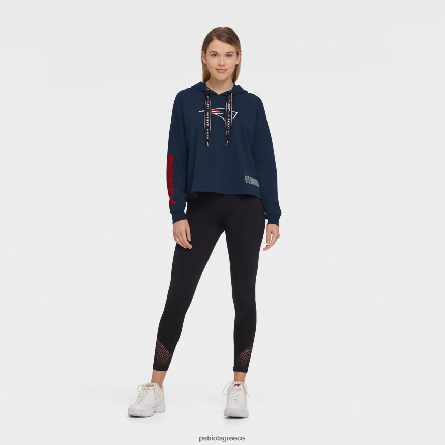 Patriots Jersey dkny sport navy με κουκούλα πουλόβερ suzy γυναίκες είδη ένδυσης VPDHTZ2465