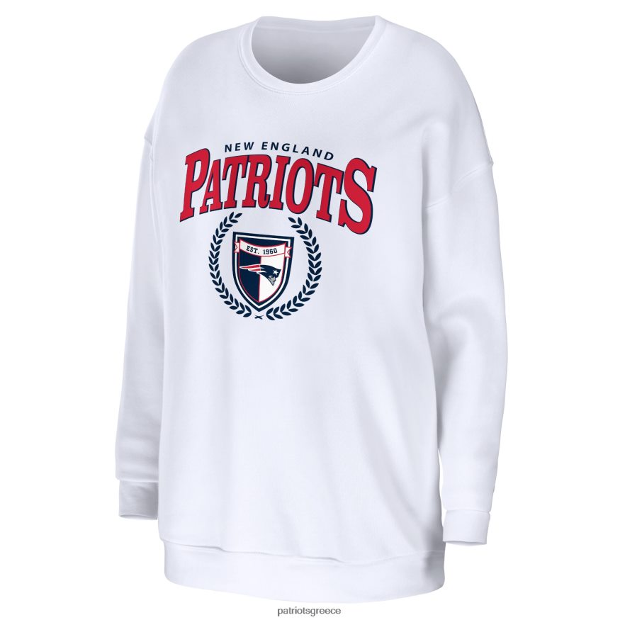 Patriots Jersey φοριέται από την erin andrews λευκό φούτερ πουλόβερ μεγάλου μεγέθους γυναίκες είδη ένδυσης VPDHTZ2380