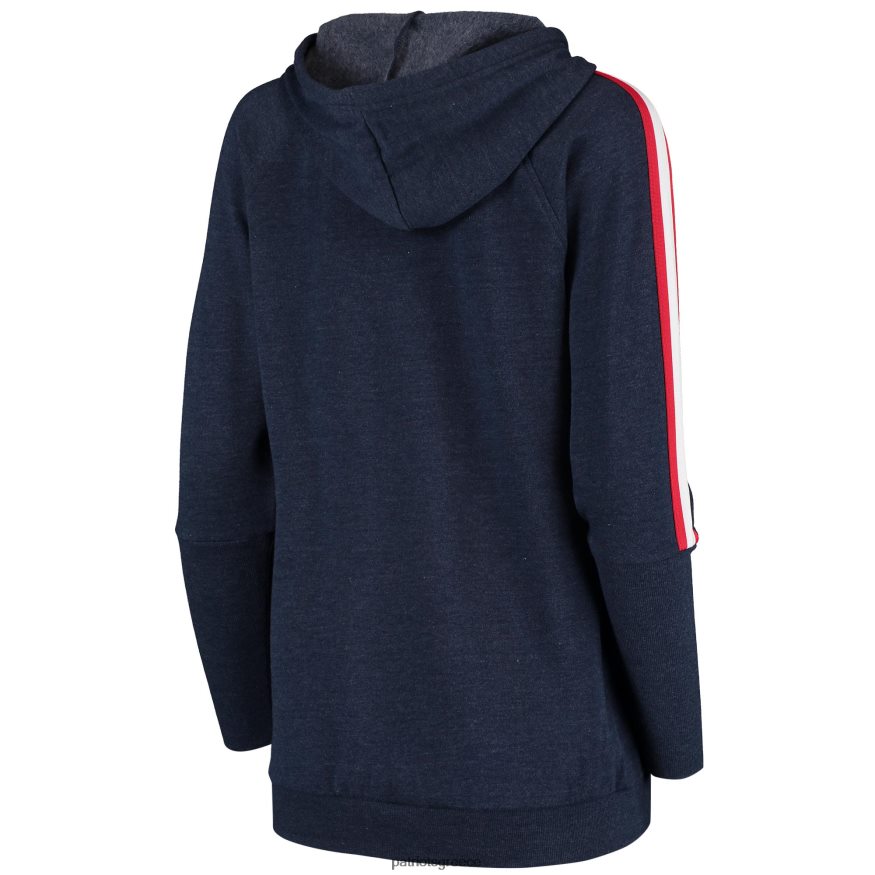 Patriots Jersey g-iii 4her by carl banks μπουφάν με κουκούλα πουλόβερ διπλής ομάδας τουνίκ γυναίκες είδη ένδυσης VPDHTZ2434