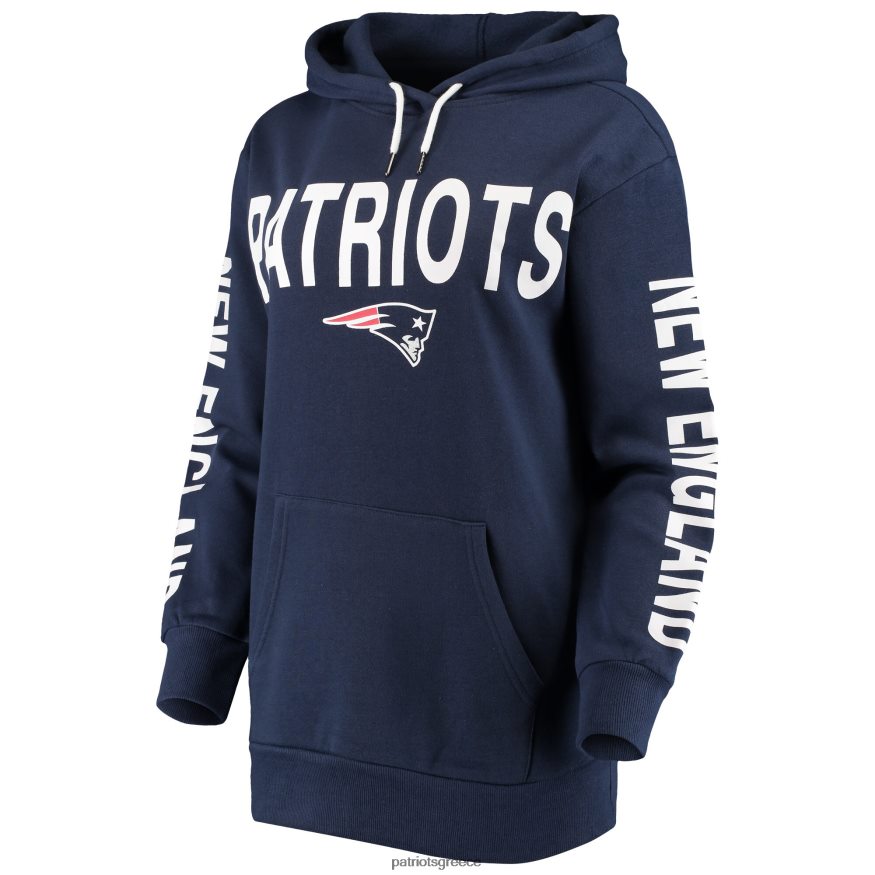 Patriots Jersey g-iii 4her by carl banks navy extra point hoodie πουλόβερ γυναίκες είδη ένδυσης VPDHTZ2344