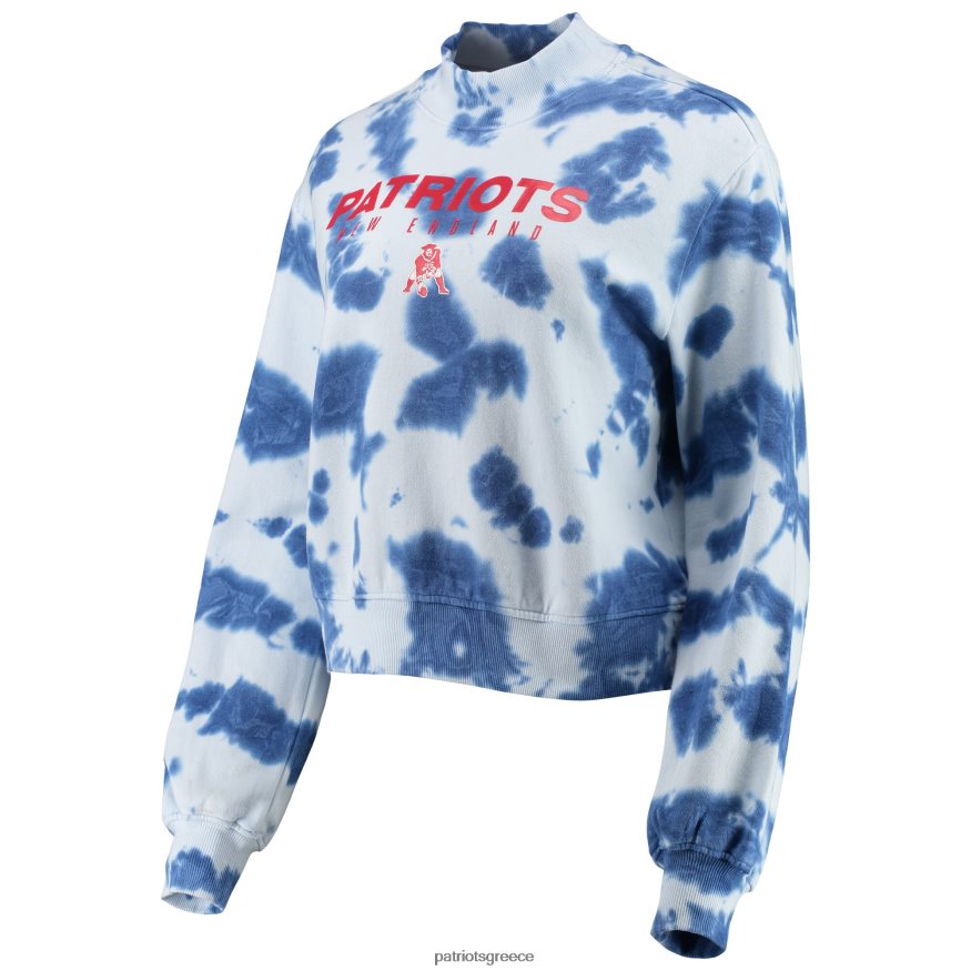 Patriots Jersey φούτερ πουλόβερ κομμένο πουλόβερ junk food navy tie-dye γυναίκες είδη ένδυσης VPDHTZ2385