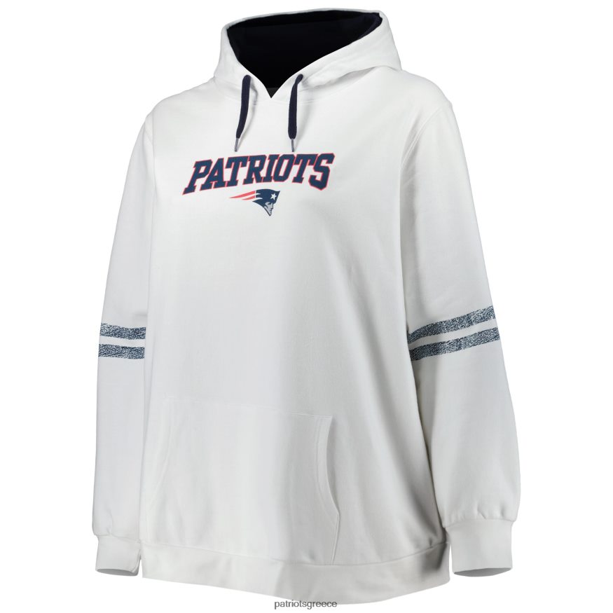 Patriots Jersey Φούτερ με κουκούλα πουλόβερ mac jones white plus size γυναίκες είδη ένδυσης VPDHTZ2371
