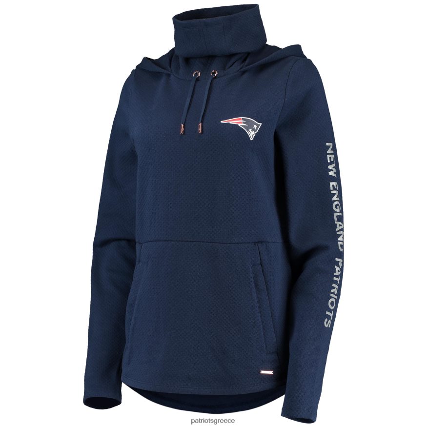 Patriots Jersey msx από τον michael strahan navy amelia ζιβάγκο πουλόβερ με κουκούλα γυναίκες είδη ένδυσης VPDHTZ2389