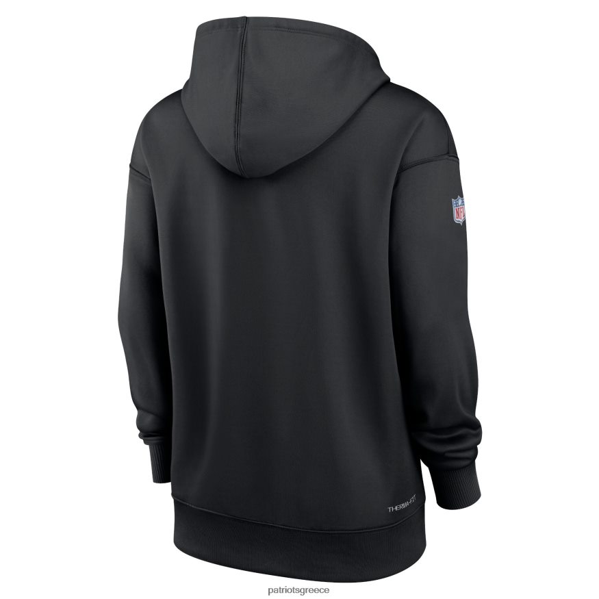 Patriots Jersey Φούτερ πουλόβερ nike black 2022 nfl κρίσιμης απόδοσης θερμά γυναίκες είδη ένδυσης VPDHTZ2356