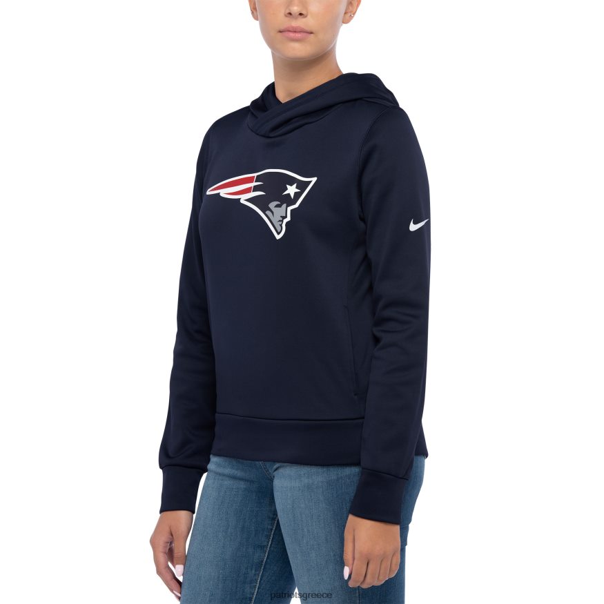 Patriots Jersey Μπλουζάκι με κουκούλα απόδοσης nike navy ελαφρύ γυναίκες είδη ένδυσης VPDHTZ2319