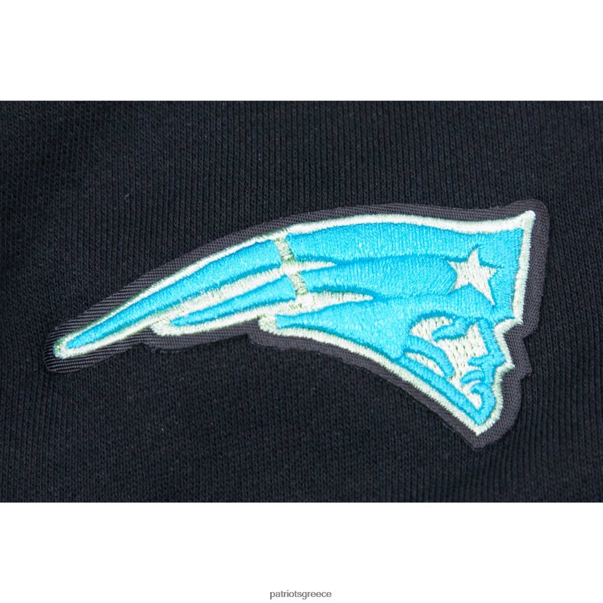 Patriots Jersey pro standard μαύρο νέον φλις πουλόβερ με κουκούλα γυναίκες είδη ένδυσης VPDHTZ2370