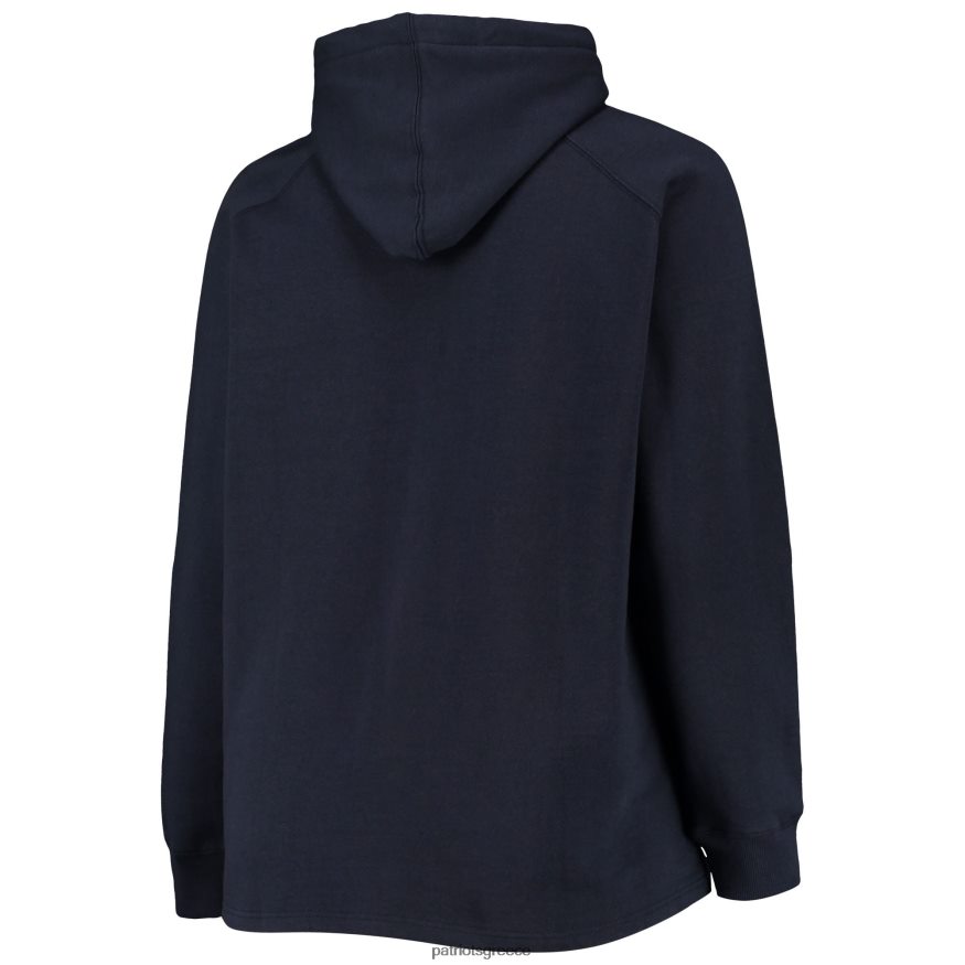 Patriots Jersey φανατικοί επώνυμα ναυτικό με κουκούλα με κουκούλα raglan πρώτης επαφής γυναίκες είδη ένδυσης VPDHTZ2440