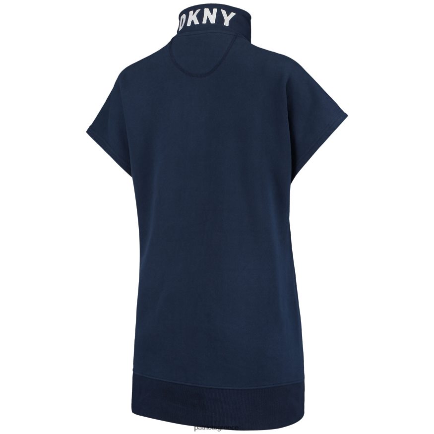 Patriots Jersey dkny sport navy naomi sneaker φόρεμα με τέταρτο φερμουάρ γυναίκες είδη ένδυσης VPDHTZ2228
