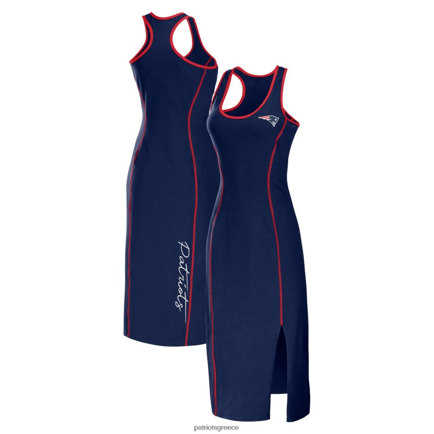 Patriots Jersey φορέμα της erin andrews navy racerback tank midi φόρεμα γυναίκες είδη ένδυσης VPDHTZ2221