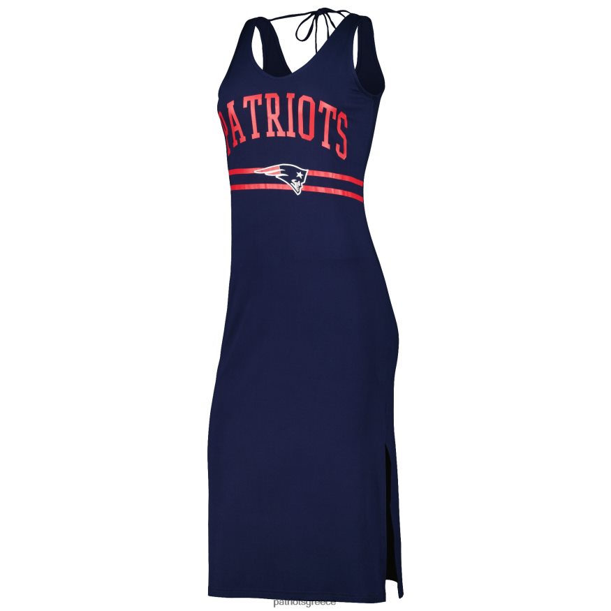 Patriots Jersey g-iii 4her by carl banks navy training maxi φόρεμα με λαιμόκοψη γυναίκες είδη ένδυσης VPDHTZ2219