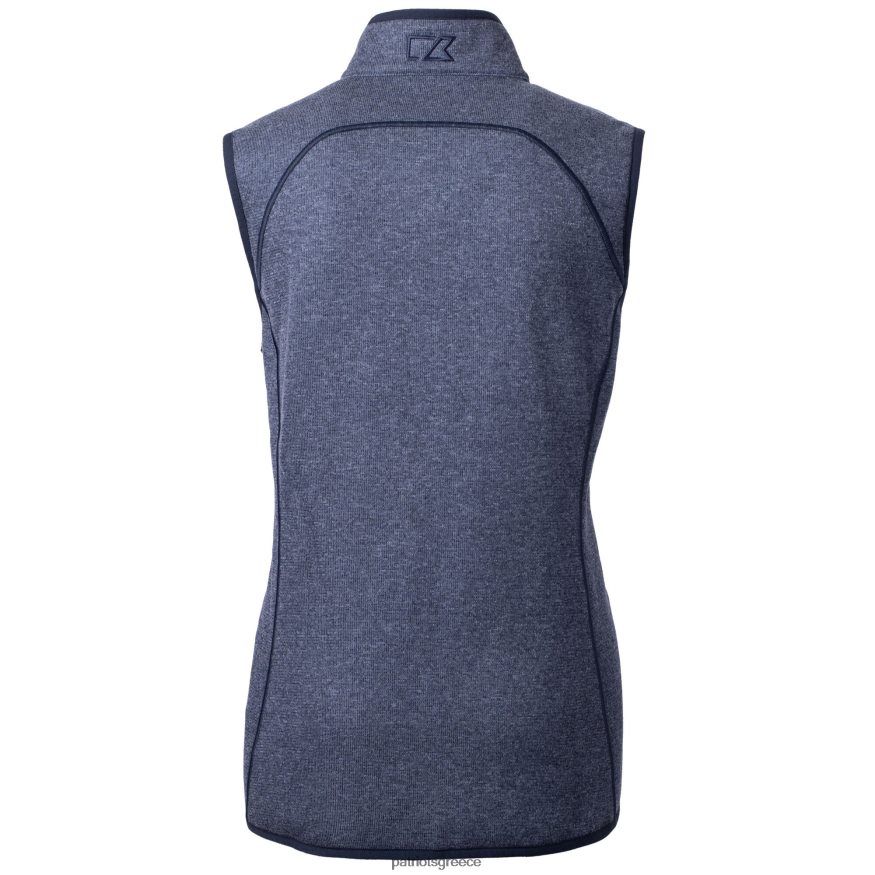 Patriots Jersey Βασικό πουλόβερ με φλις πλεκτό γιλέκο με φερμουάρ γυναίκες είδη ένδυσης VPDHTZ1043