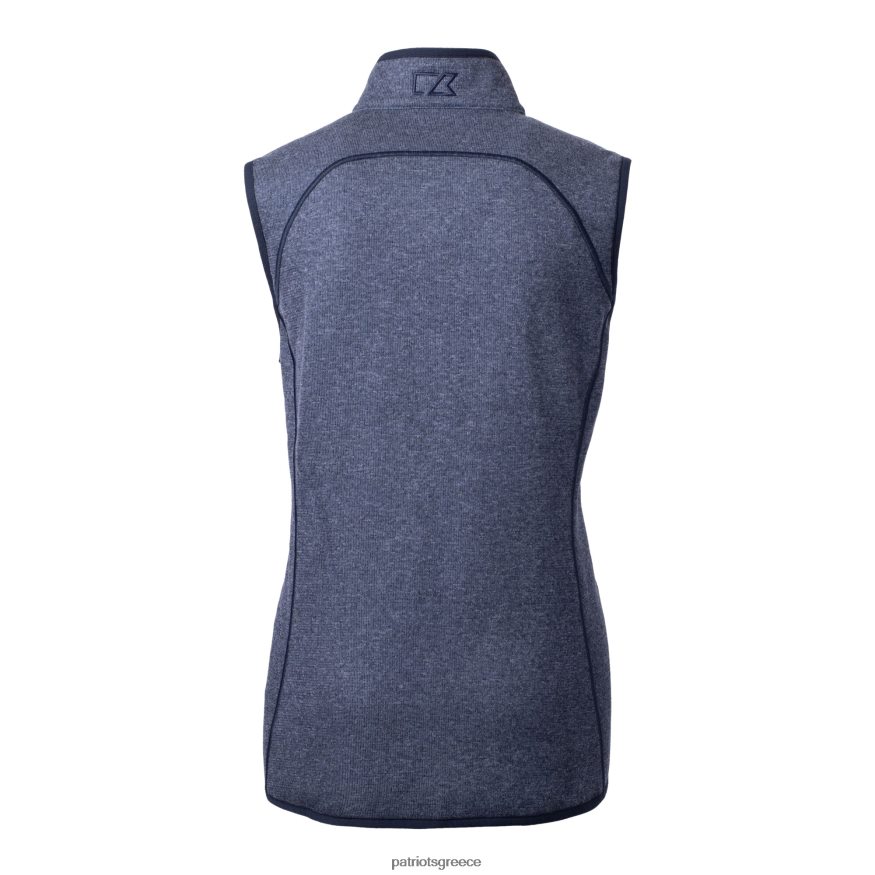 Patriots Jersey Γιλέκο με φερμουάρ με φερμουάρ με λογότυπο πουλόβερ με πλεκτή γραμμή γυναίκες είδη ένδυσης VPDHTZ862