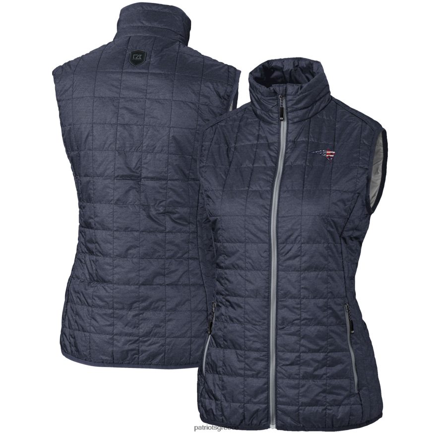 Patriots Jersey κόφτη & buck navy rainier primaloft eco φουσκωτό γιλέκο με πλήρες φερμουάρ γυναίκες είδη ένδυσης VPDHTZ1021