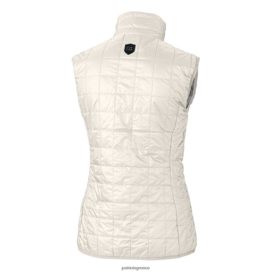 Patriots Jersey λογότυπο κράνους κόφτη & buck κρεμ γιλέκο rainier primaloft με οικολογική μόνωση με πλήρες φερμουάρ γυναίκες είδη ένδυσης VPDHTZ864