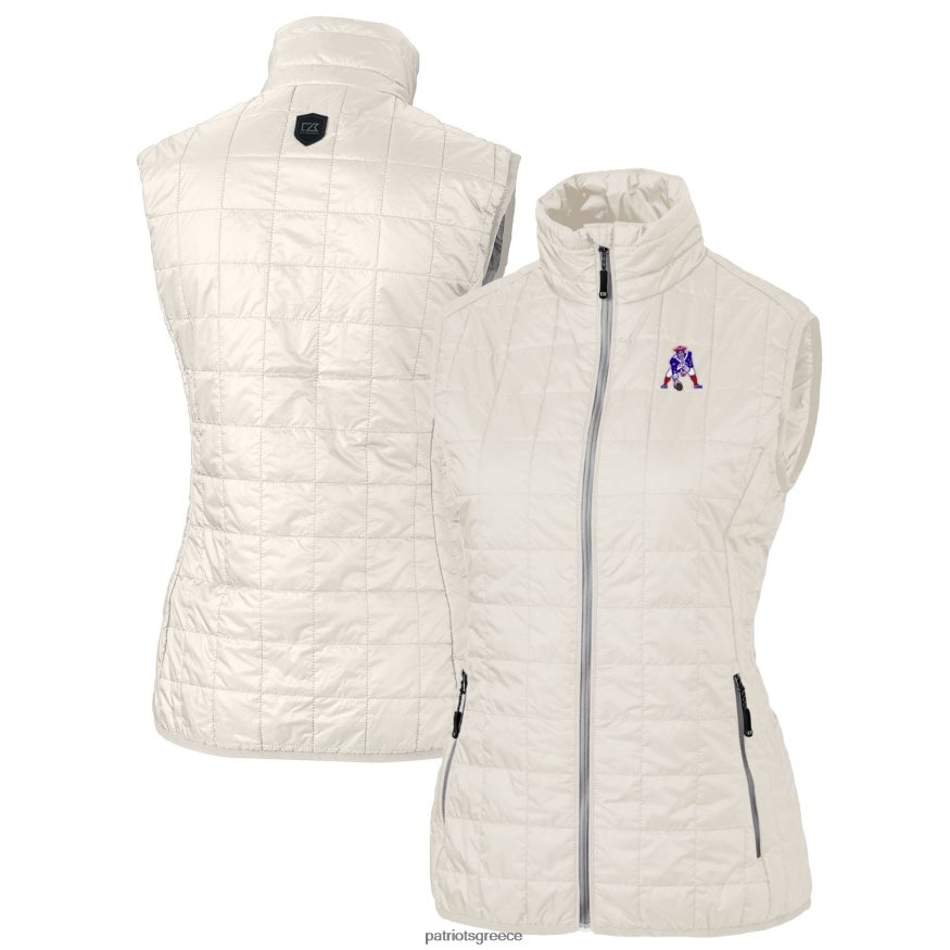 Patriots Jersey λογότυπο κοφτή και ρουφηχτής κρέμας, γιλέκο rainier primaloft eco με πλήρες φερμουάρ γυναίκες είδη ένδυσης VPDHTZ1064