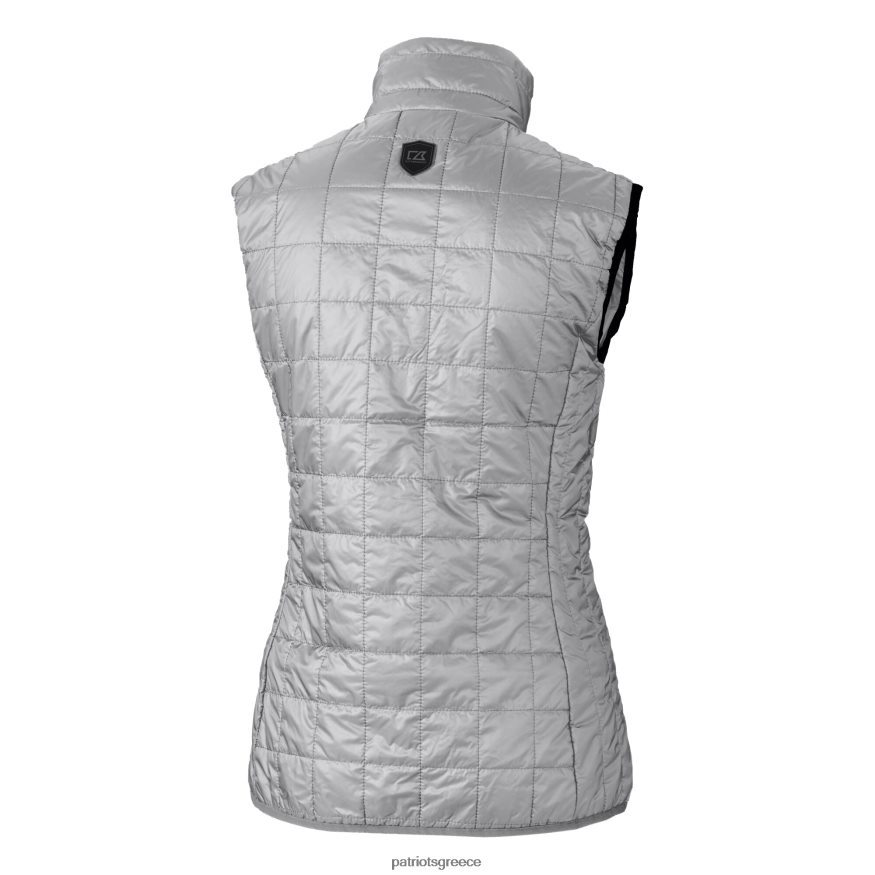 Patriots Jersey ασημένιο κράνος κόφτης και λογότυπος rainier primaloft eco μονωμένο γιλέκο με φερμουάρ γυναίκες είδη ένδυσης VPDHTZ866