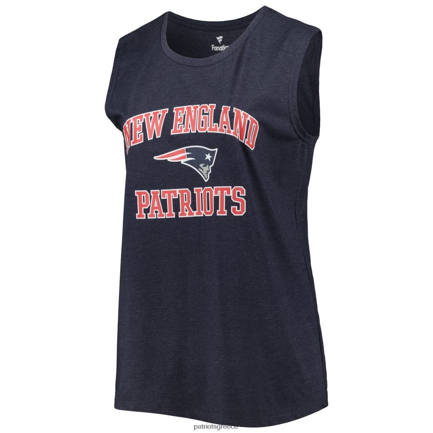 Patriots Jersey φανατική επώνυμη μπλούζα ρεζερβουάρ navy plus size γυναίκες είδη ένδυσης VPDHTZ2664