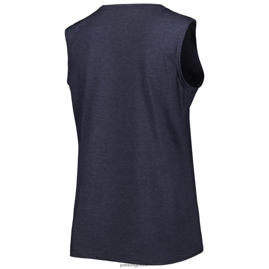 Patriots Jersey φανατική επώνυμη μπλούζα ρεζερβουάρ navy plus size γυναίκες είδη ένδυσης VPDHTZ2664