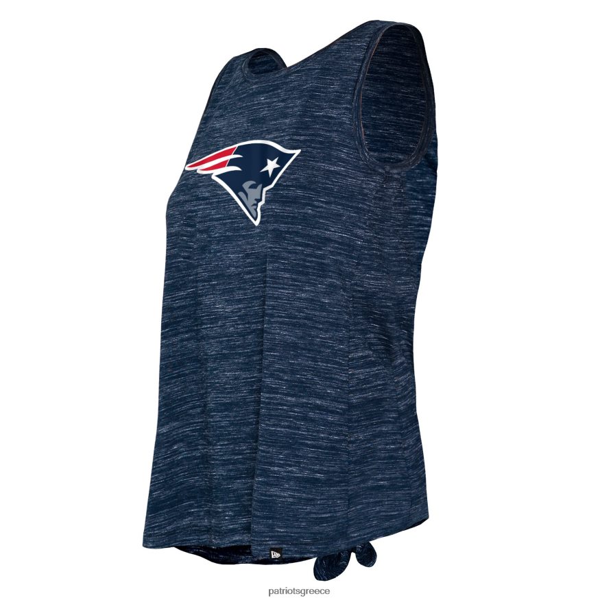 Patriots Jersey νέας εποχής navy space dye tie-back tank top γυναίκες είδη ένδυσης VPDHTZ2652